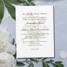 Rosa Rosa Floral Clássico Formal Elegante Casament