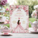 Convites Rosa Rosa Rosa Dourada Mis Quince 15 Anos Quinceañ<br><div class="desc">Quinceañera Pink Rose Dourado Convite Coletivo Mis Quince 15 Anos,  16 Anos Aniversário, </div>