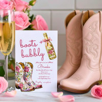 Rosa Rosa Rosa Rosa Rosa Boots and Bubbles Chá de 