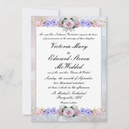 Convites Rosa Rosa Rosa | Silver Bokeh Wedding