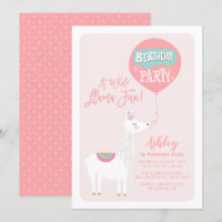 Rosa, Todo O Aniversário de criança Do Llama