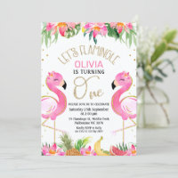Rosa Tropical Deixa Flamingle Flamingo primeiro an