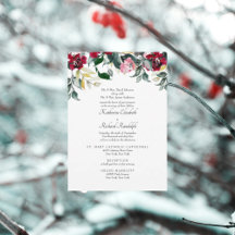 Rosa vermelha Formal Winter 2 Venue Weding
