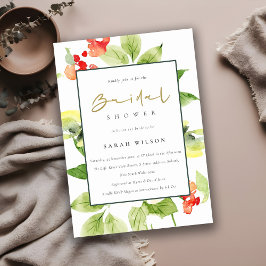 CONVITES ROSA VERMELHA LARANJA CHÁ DE PANELA FLORAL DE COR 