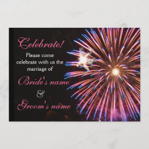 Convites Rosa Wedding da celebração