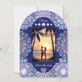 Convites Rosace Azul