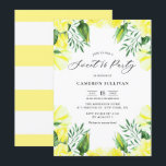 Convites Rosas Amarelos Garland Sweet 16 Party<br><div class="desc">Convide a família e amigos com este convite floral de 16 anos. Apresenta a ilustração aquosa das rosas amarelas e do sotaque verde. Personalize adicionando nomes,  hora,  data,  local,  endereço e outros detalhes. Este convite floral é perfeito para primavera e festas de aniversário de verão.</div>