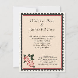 Convites Rosas angulares