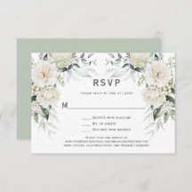 Rosas brancas, Peonies Eucalyptus RSVP