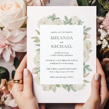 Rosas brancas românticas SEMANA Elegante