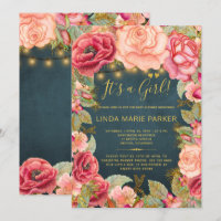 Rosas cor de blush rosa dourado luzes banho de beb