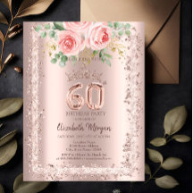 Rosas, Coroa com Moldura em Brilho Dourado Rosa pa