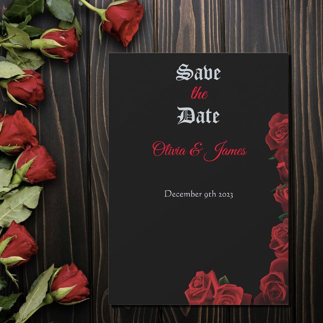 Convites Rosas de espadas do Dragão Vermelho (Criador carregado)