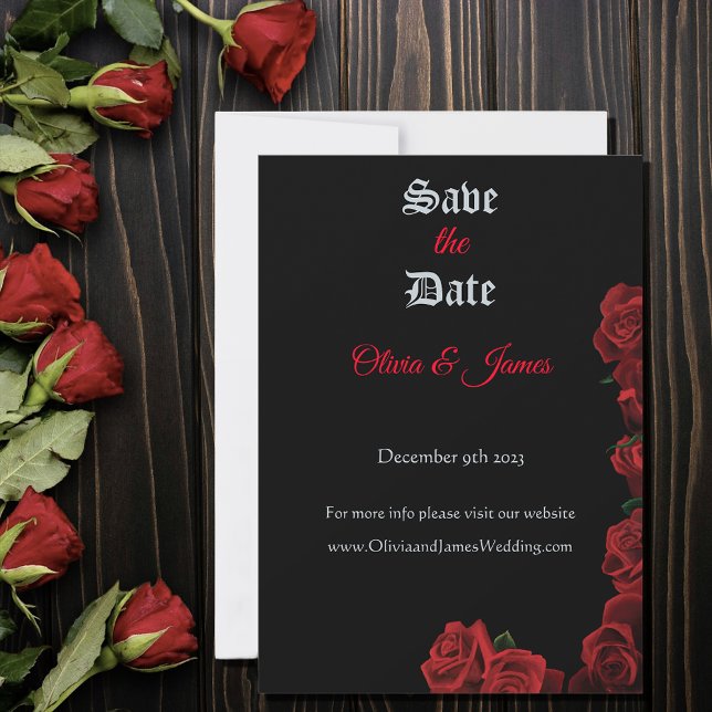 Convites Rosas de espadas do Dragão Vermelho (Criador carregado)