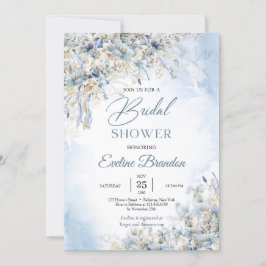 Convites Rosas de marfim de inverno poeirentos