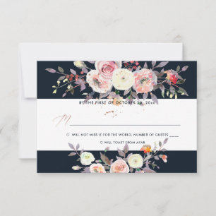 Convites Rosas de Pastel PixDezine Watercolor RSVP