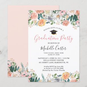 Convites Rosas de Sangue do Jardim Elegante Festas de forma