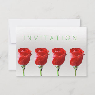 Convites Rosas de Vip Formais Prata Prateado de Pastel Verd