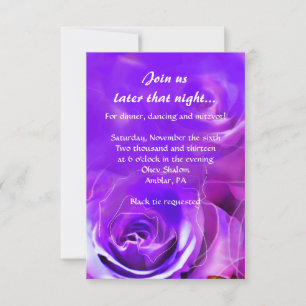 Convites ROSAS DE WATERCOLOR NEON Bat Mitzvah