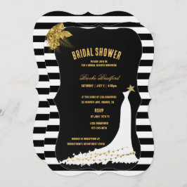 Convites Rosas Dourados Art Deco, Placa Chá de panela Strip