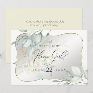 Convites Rosas em Aquarela Amarela Você Será Minha Dama de 