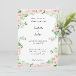 Convites Rosas em Flor