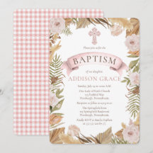 Rosas Rosa | Batismo da Flora das gramíneas secas