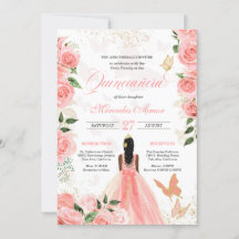 Rosas Rosa Borboleta Mariposa Quinceanera