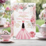 Convites Rosas Rosa Elegantes Princesa Floral Quiñceanera<br><div class="desc">Rosas Rosa Elegantes Princesa Floral Quiñceanera Convite Mis Quince 15 Anos,  16ª Borboleta de Aniversário.</div>