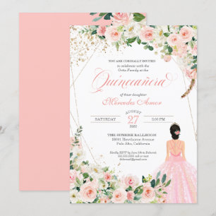 Convites Rosas Rosa Esbranquiçadas Celebração Floral De 