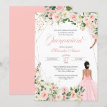 Rosas Rosa Esbranquiçadas Quinceanera Floral Anive