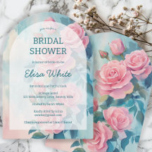 Rosas Rosa pintando Chá de panela com arco persona