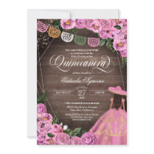 Rosas Rosa Russas Charro Quince Vestido Quinceañer