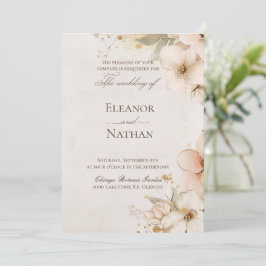 Convites rosas roxas e casamento sofisticado