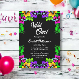 Convites Rosas Russos Elegantes primeiro aniversario Floral