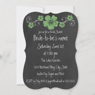 Convites Rosas verdes selvagens Bridal