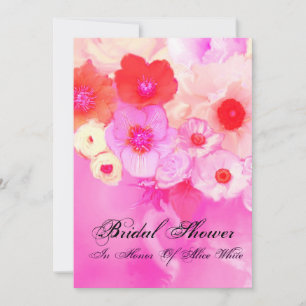 CONVITES ROSAS VERMELHAS ROSADAS E FLORES DE ANÊMONA PARA C