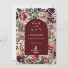 Convites Rosas vitorianos e Arco Borgonha