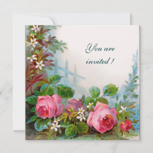 Convites ROSES & JASMINES champanhe