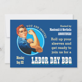 Convites Rosie Riveter LABOR DAY CHURRASCO