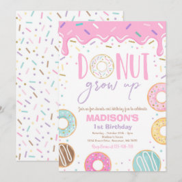 Convites Rosquinha Aumentar primeiro aniversario da Rosquin