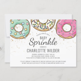 Convites Rosquinha Baby Sprinkle
