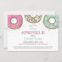 Convites Rosquinha Baby Sprinkle