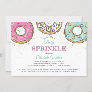 Convites Rosquinha Baby Sprinkle