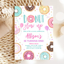Rosquinha Cresce Aquarela Nossa Garota Doce Aniver