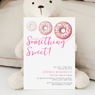 Convites Rosquinha Moderno das Chás de fraldas Sprinkle
