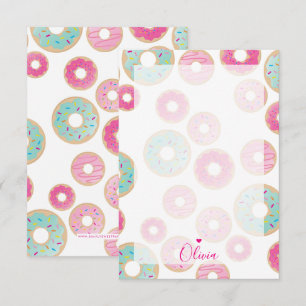 Convites ROSQUINHA NOTA PAPEL bonitinho e colorido obrigado