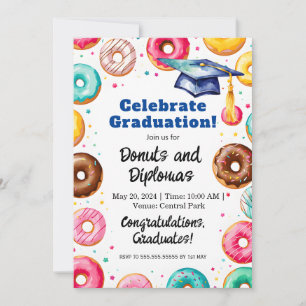 Convites Rosquinhas e Diplomas - Festa de formatura