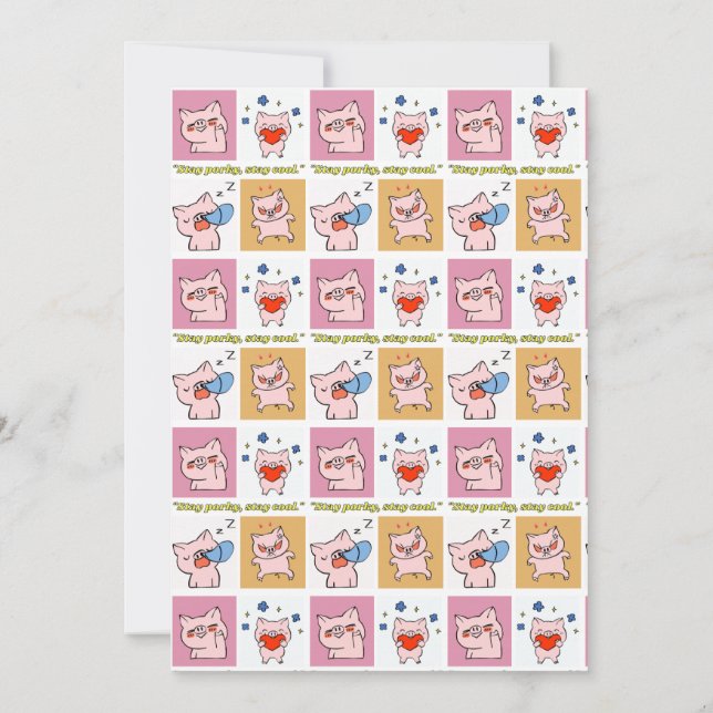 Convites rostos de aspas (Verso)