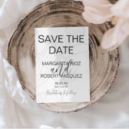 Convites Roteiro de casal fofo se abraçando Salvar a data